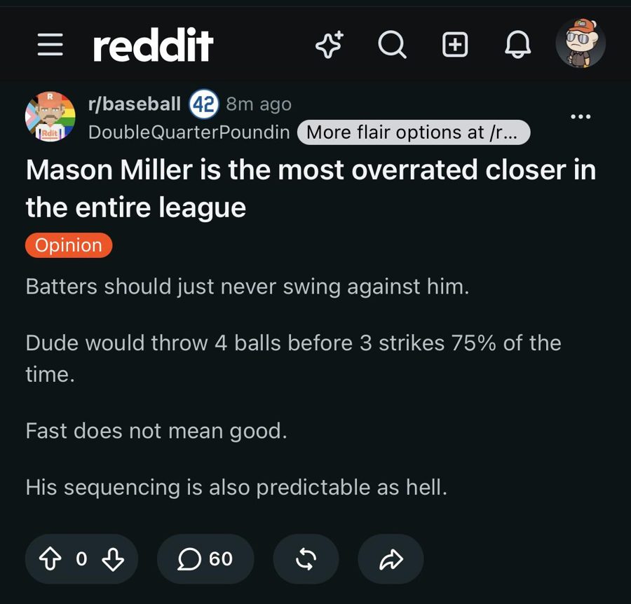 Outjerked by the main sub again