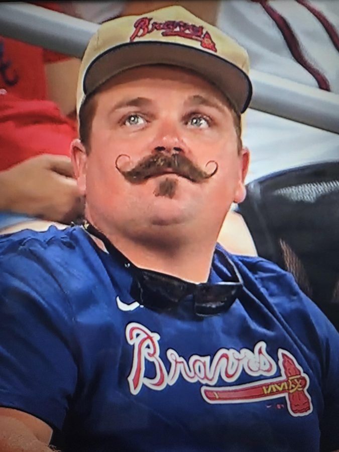 I saw this man on tv at a baseball game with your wife and kids