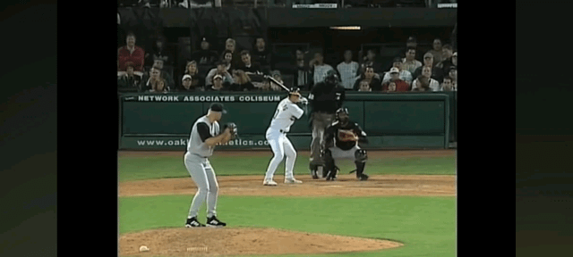 Scott Hattereberg homerun to keep A's iconic winning streak