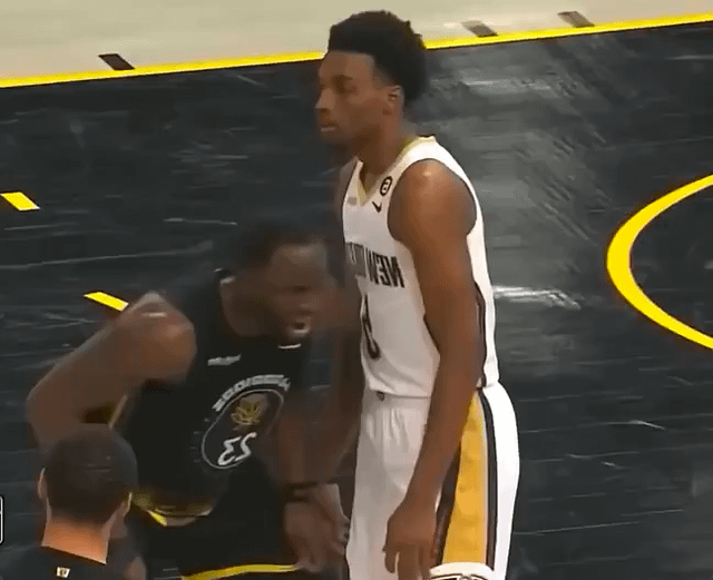 When Draymond tried to talk shit To Herb Jones, and Herb was like 'They subbing you out gang' 😅