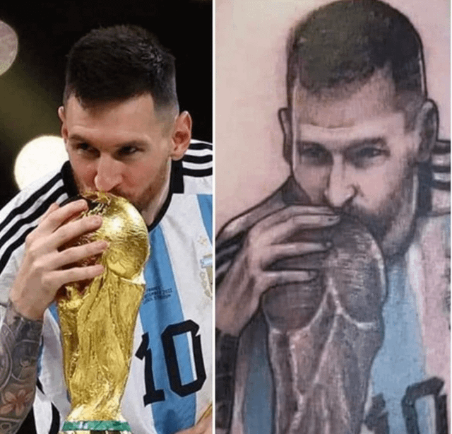 I decided to get a tattoo of the GOAT to show my respect